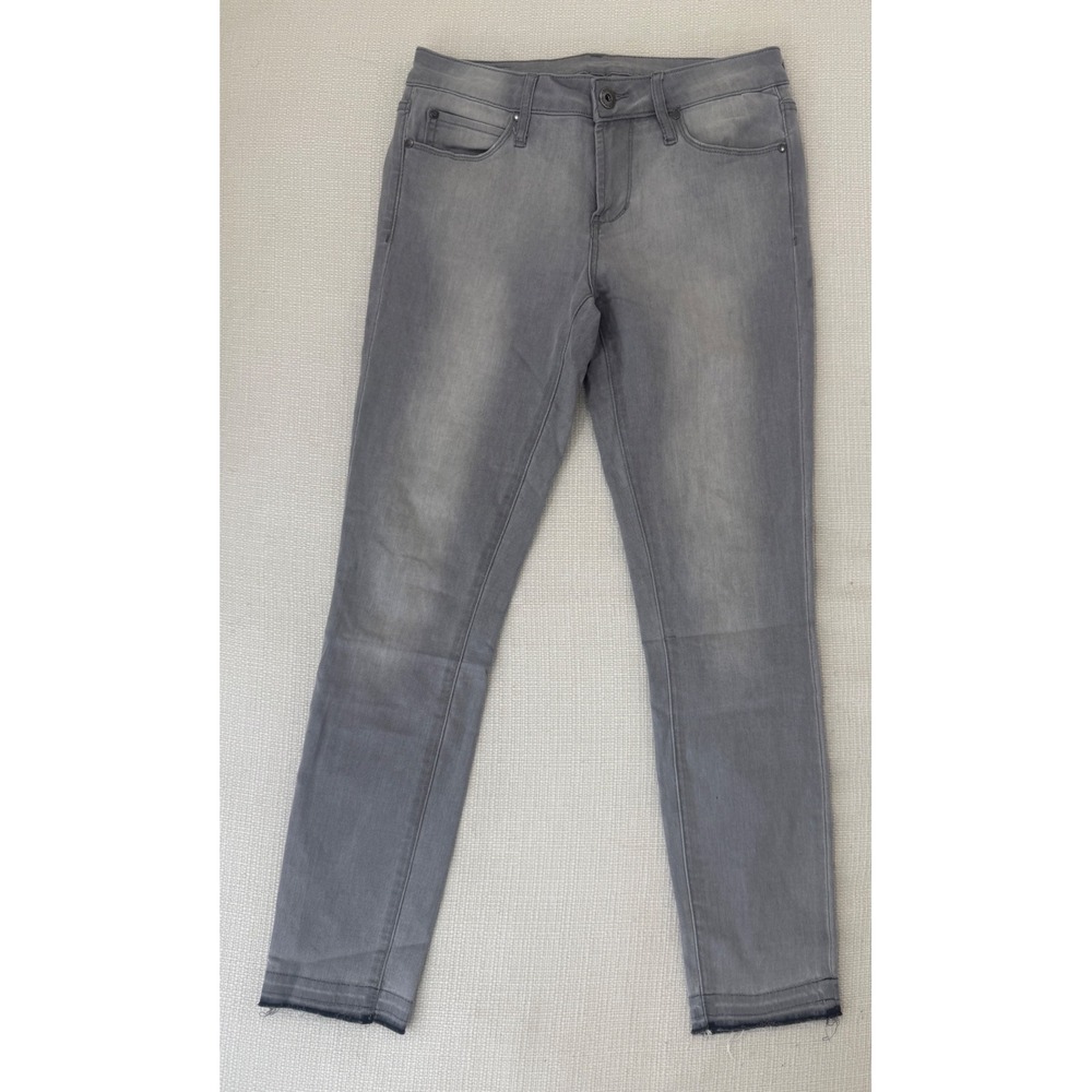 Articles of Society Jeans Womens 26 Skinny Grey Raw Hem Excellent